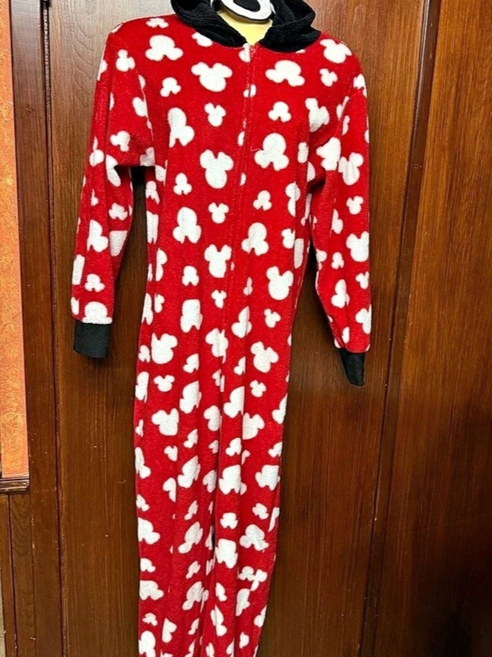 Disney Mickey Mouse One-Piece Pajama Size Medium